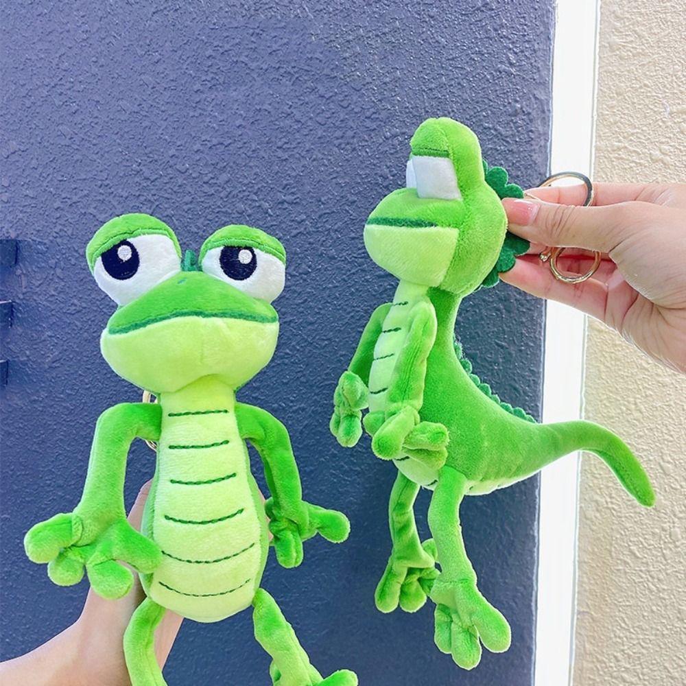 Stuffed Animals Lizard Doll Keychain Bag Pendant Lizard Green Pendant  Jewelry Backpack