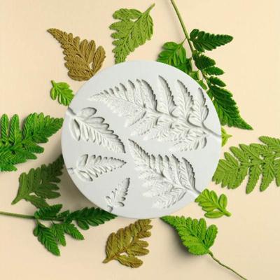 DIY Farn Blatt Silikon Kuchen Form Küche Fondant Cupcake Schokolade Backen