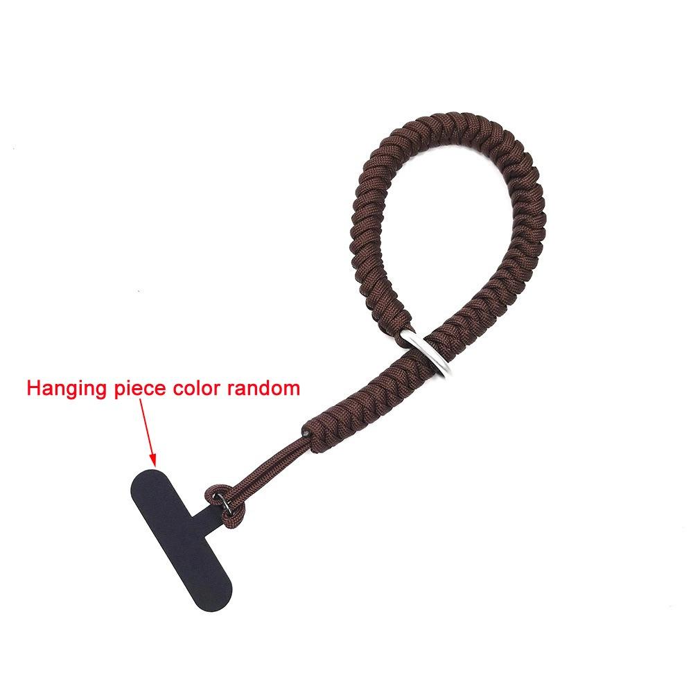 

Handmade Woven Mobile Phone Strap Round Rope Cellphone Lanyard Mobile Phone Wristband Accessories коричневый