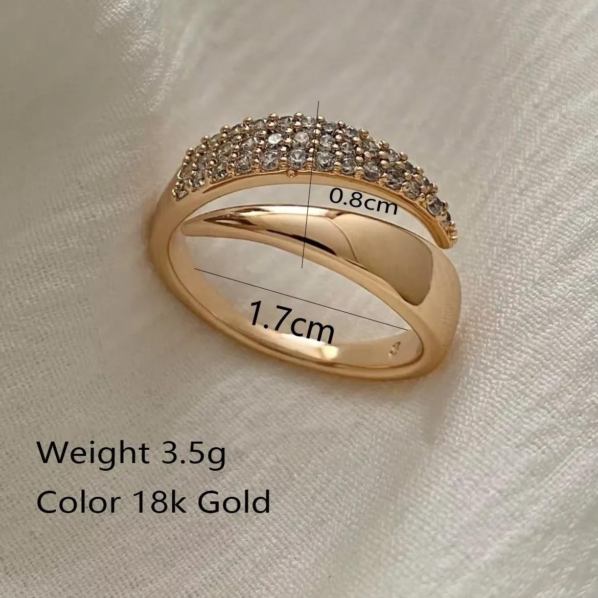 

New Stainless Steel 18 K Gold Plated Sun Rings for Women Natural Stone Inlaid in Hollow Metal Texture Ring Trendy Jewelry золотой