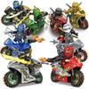 Phantom Series Ninja Racing Motorcycle Building Blocks Set – 8 Models, 11500-Piece Minifigure Collection for Kids