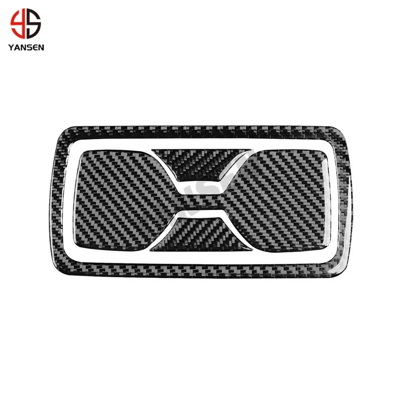 Rear Water Cup Holder Carbon Fiber Sticker for Toyota RAV4 XA50 2019 2020 2021 2022 2023 2024 Accessories чёрный