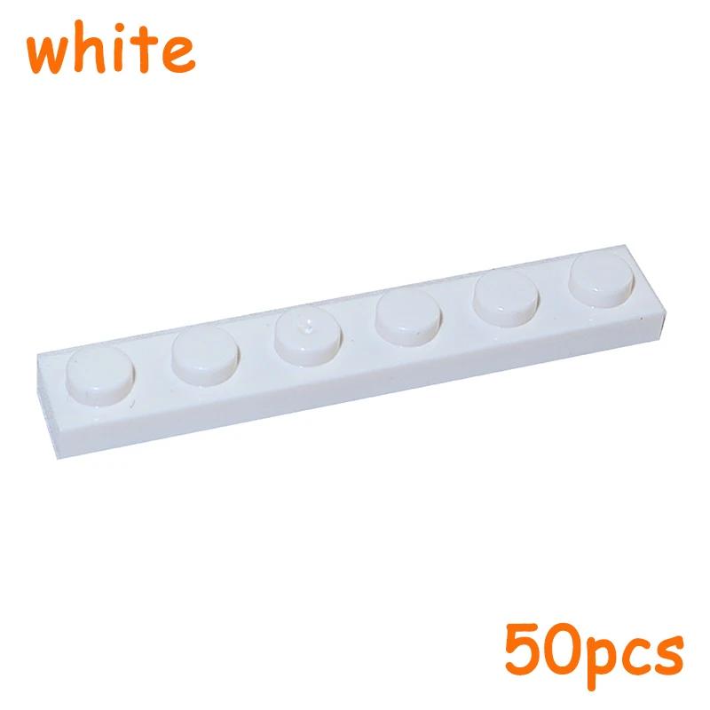 

Non-Toxic 50Pcs 3666 Size 1X6 Dot Plate Moc Assemble Particles Diy Building Blocks 1*6 Figures Bricks Educational Creative Toy For Kid