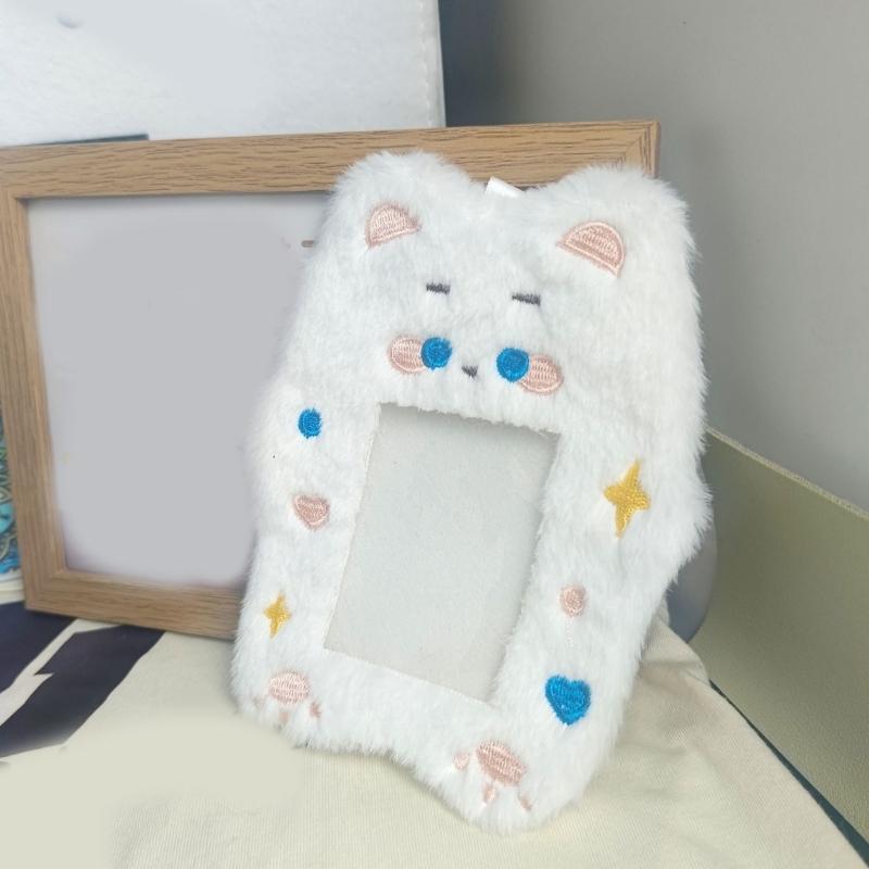 Photo Card Case with Chain Cartoon Photocard Protector Photo Card Sleeves Photo Card Covers for Women Girl