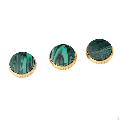 Replacement Set of 3pcs Gold or Chrome Plated High Quality Trumpet Finger Button