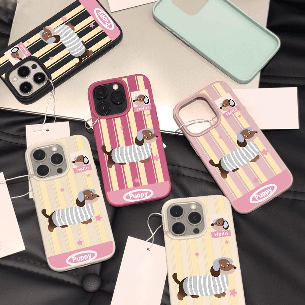 Pouzdro na telefon pro iPhone 11 13 16 Pro Max iPhone XR XS Max 14 15 Pro Max 12 13 Pro Max 16 Plus 13 Pro 14 Pro Cartoon Painted Macaron Colors