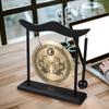 Copper Gong With Mallet Sturdy Handicraft Vintage Pattern Brass nament Desktop Figurines Miniatures Chinese