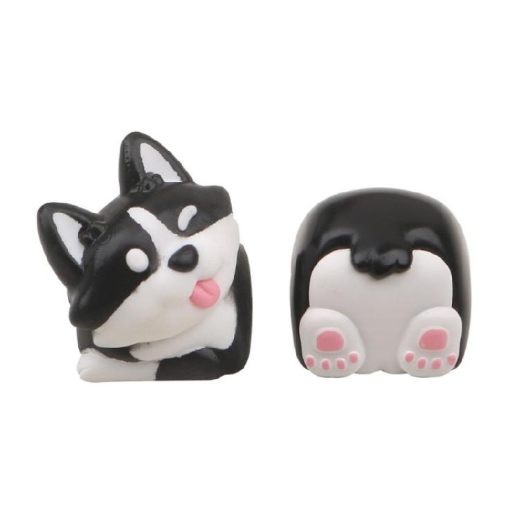 ESC ABS Keycaps Corgis Butt 3D Animal Keycaps for Mechanical Keyboards Enthusiasts