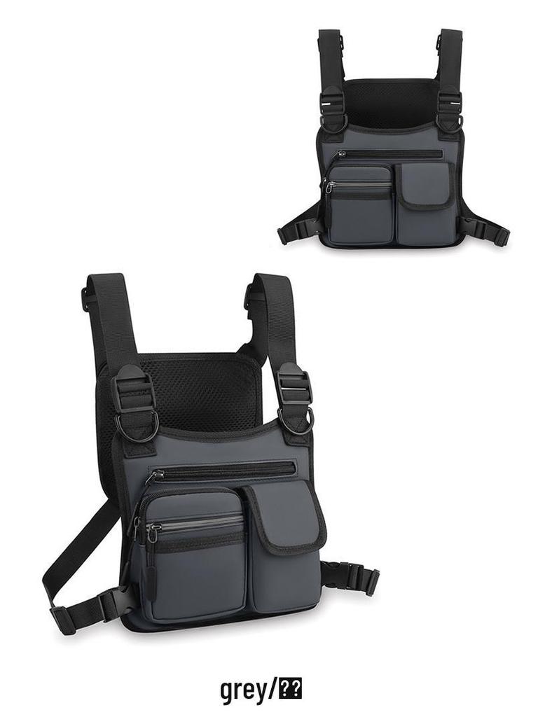 Men's Tactical Workwear Chest Bag - Trendy & Functional Outdoor Sports Vest