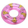 2 Pcs Baby Bath Toy Inflatable Swim Ring Toy Plastic Mini Swim Circle Gift for Kids (Pink & Blue)