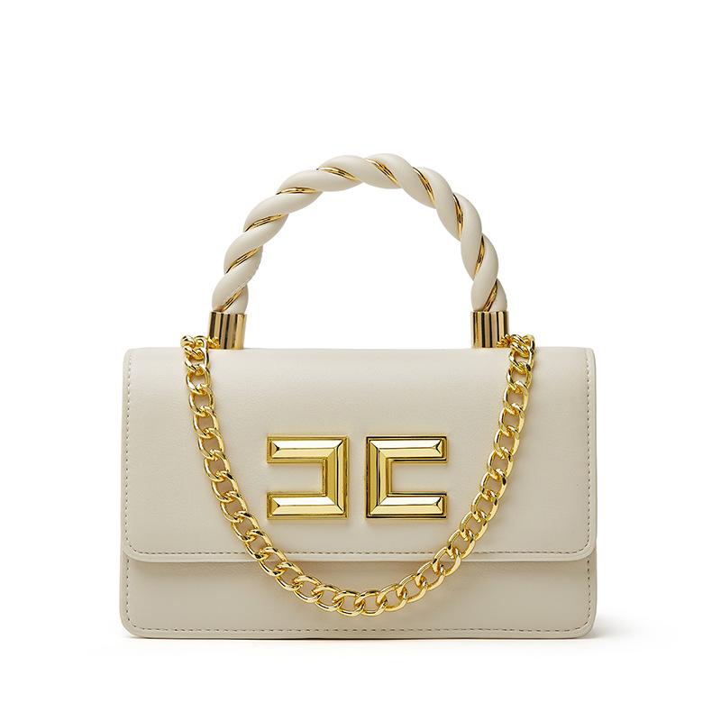 Women's New Trendy Spring and Summer Chain Single Shoulder Armpit Bag European and American Fashion Versatile Crossbody Small Square Bag for Women