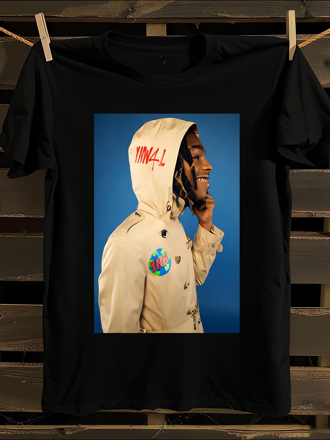 Oversized YNW Melly Rapper Graphic Tshirt XXXL