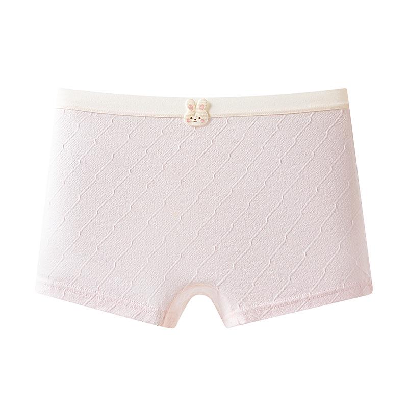 Girls' Antibacterial Cotton Boxer Briefs for Older Children - Pinch-Free, All-Cotton Comfort