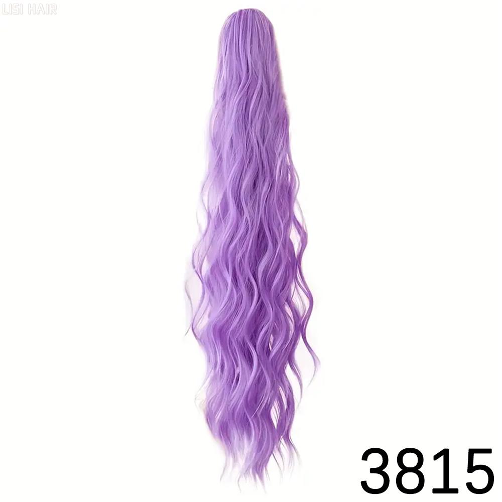 MERISIHAIR Synthetic Ponytail Extension Claw Curly Wavy Clip In Hairpiece Ponytail Hair Extensions Long Pony Tail For Women
