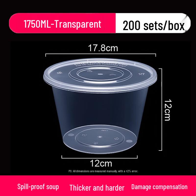 Glaize Disposable Food Containers with Lids