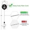 Verpleegkundige Intrekbare Badge Reel Houder Naamclip Accessoires met Draaibare Karabijnhaak voor