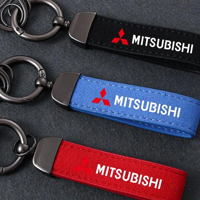 Cxmvxd1 Creative Sport Car Keychain Keyring Decor for Mitsubishi ASX Pajero Outlander Lancer L200 Triton Styling