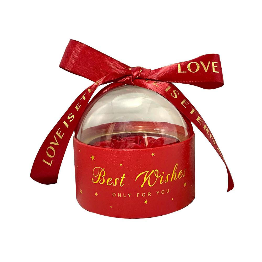 Elegant Transparent Round Cake Box For Holiday Desserts Perfect For Celebrations Christmas