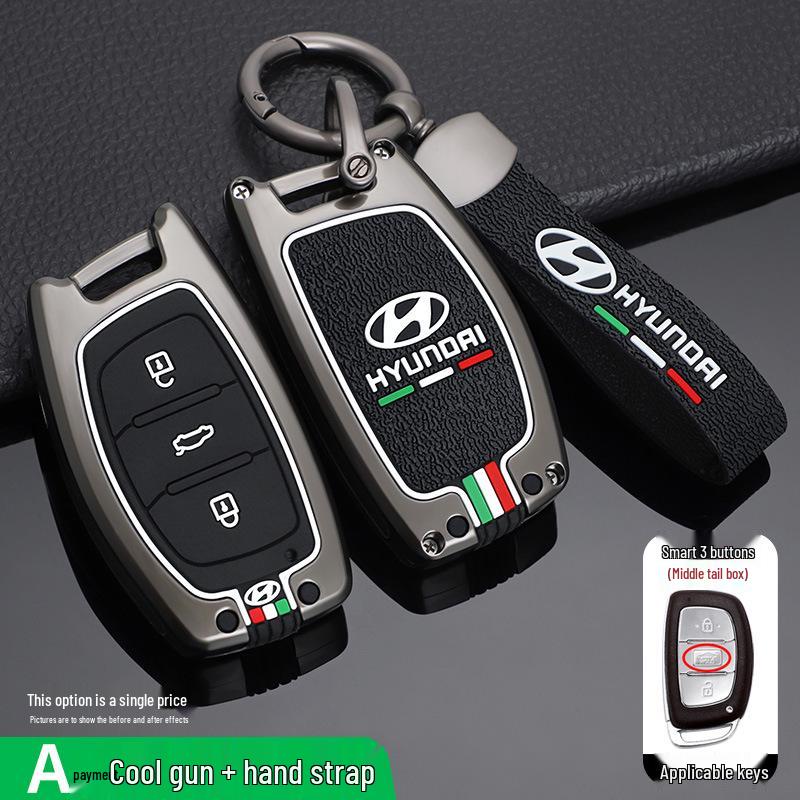 Beijing Hyundai Elantra Key Case: Full-Coverage Personalized Shell for Elantra, ix25, Mistra with Special Buckle