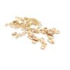 14k Gold-Filled Color-Preserving Double-Hole Clasp 8-Shaped Tag for DIY Bracelets & Jewelry Making