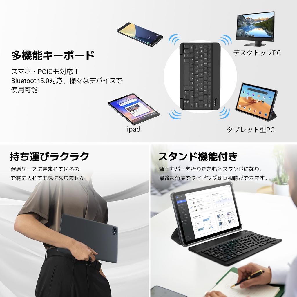 16 Tablet Set Upgraded Android 16 with Gemini IPS Wireless Includes Suitable for [Android - Wi-Fi Model] Tablet, 10-inch, Keyboard, 18GB+128GB+2TB