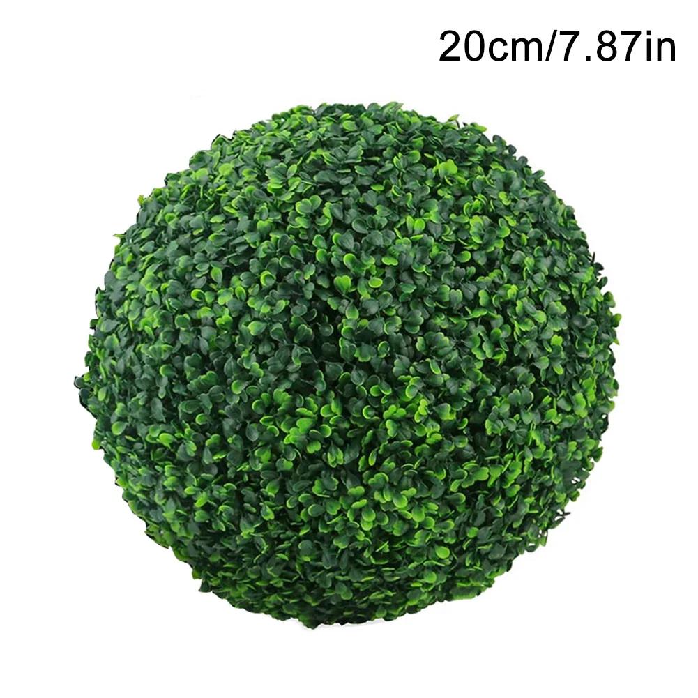 12-40cm Artificial Grass Topiary Balls Hanging Ball For Wedding Party Diy Hotel Home Yard Garden Decoration