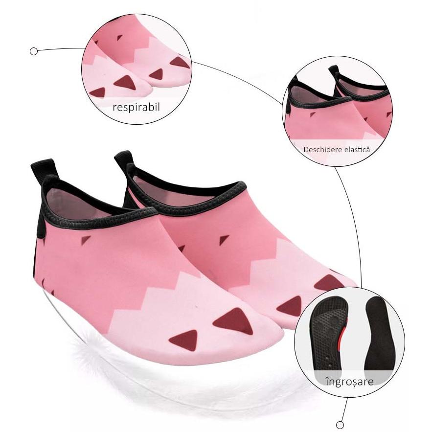 Women's Beach Shoes Water Shoes, Quick-Dry Breathable, Non-Slip Sole, Size 40-41, Couple Style, Modern Design, for Swimming Diving