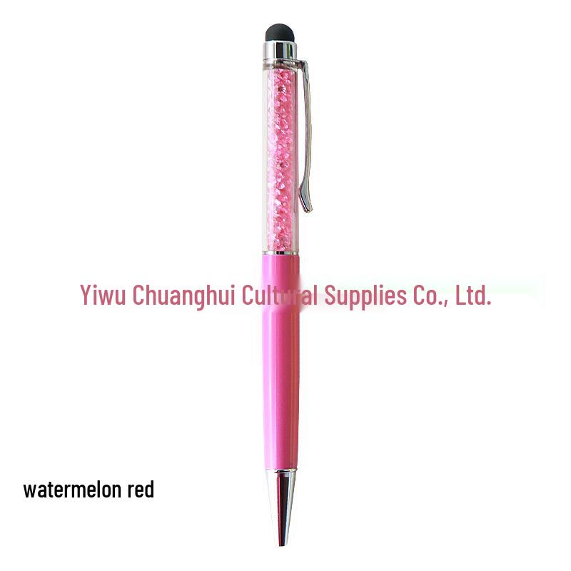 Crystal Rhinestone Ballpoint Pen with Capacitive Touch Screen – Custom Logo Gift Pen.
