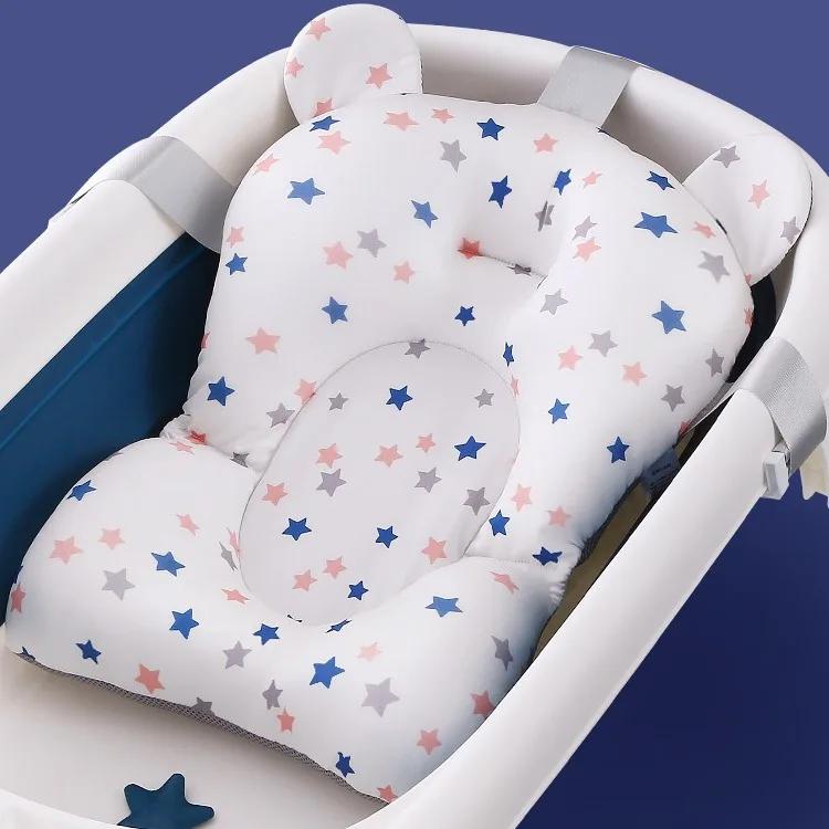 Hands-Free Newborn Bath Sling, Universal Adjustable Infant Bathtub Seat Net, Anti-Slip Safety Support for Stress-Free Bathing