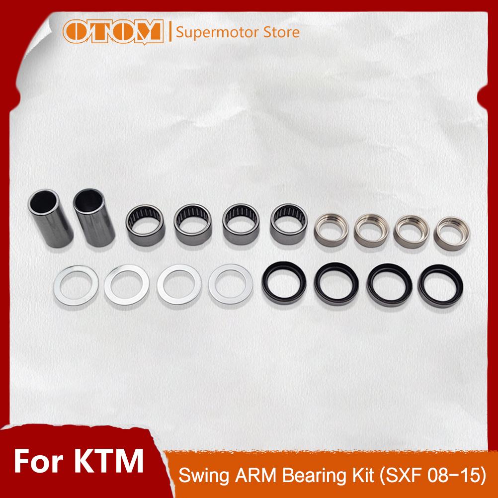 For KTM SXF 2008-2016 Motorcycle Swing Arm Repair Maintenance Kit Bearing Oil Seal Bushing Washer Ring Liner HUSQVARNA XCF EXC