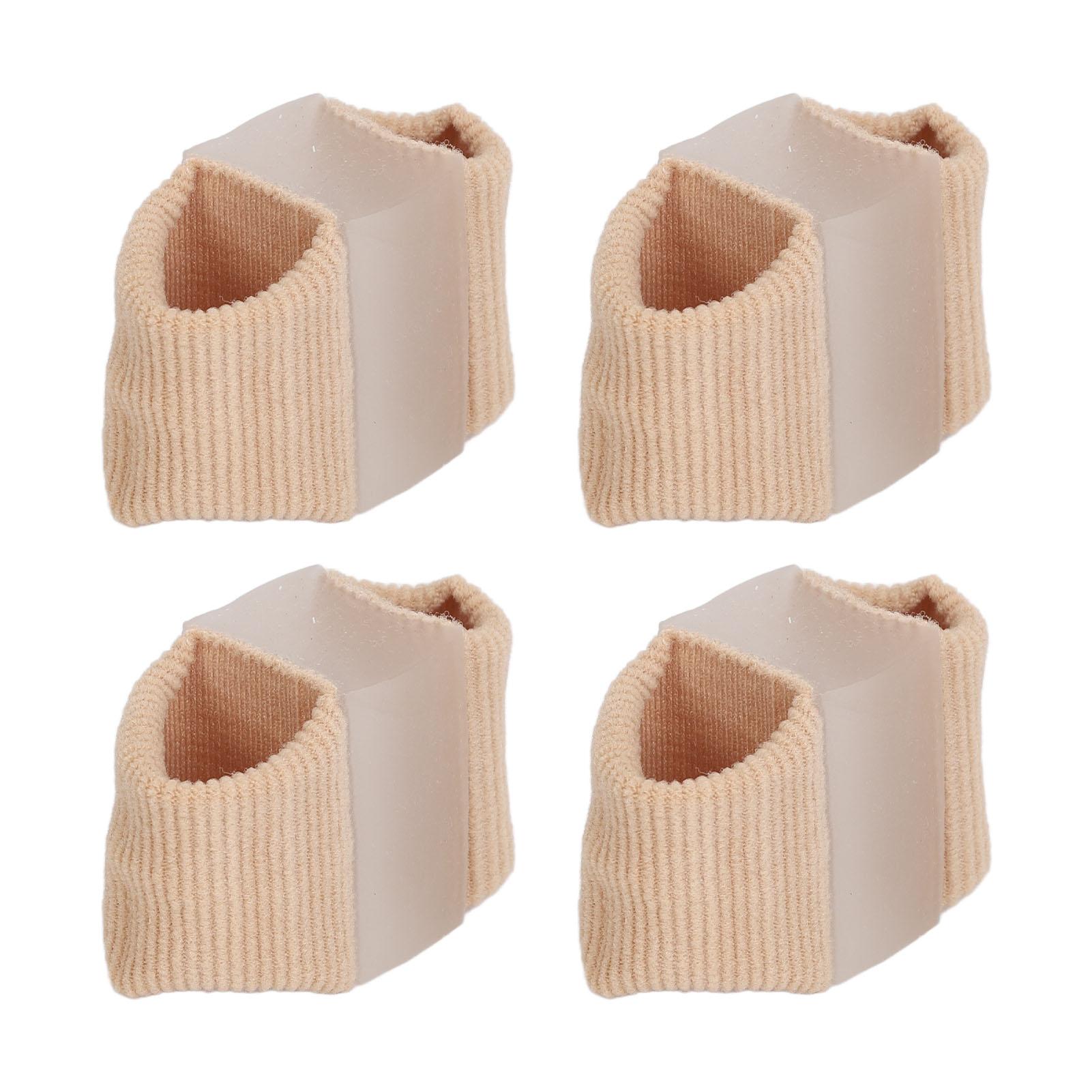 

4 шт. выпрямитель для пальцев ног мягкий удобный двойной разделитель для пальцев ног растяжитель для дома и улицы