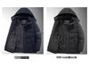 Herren Winter Mittellange Verdickte Baumwolljacke für Mittleren Alters & Ältere mit Zusätzlichem Fleece