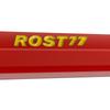 CUESOUL ROST 77 Transparent Set of Clear Red Flights with Yellow Large Size One-Piece Flights, Standard, 3, Logo, (CS-77-XB4T-L)