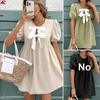 Women's Autumn New Dress One-Shoulder Solid Color Waist Slim Fit A-Line Dress