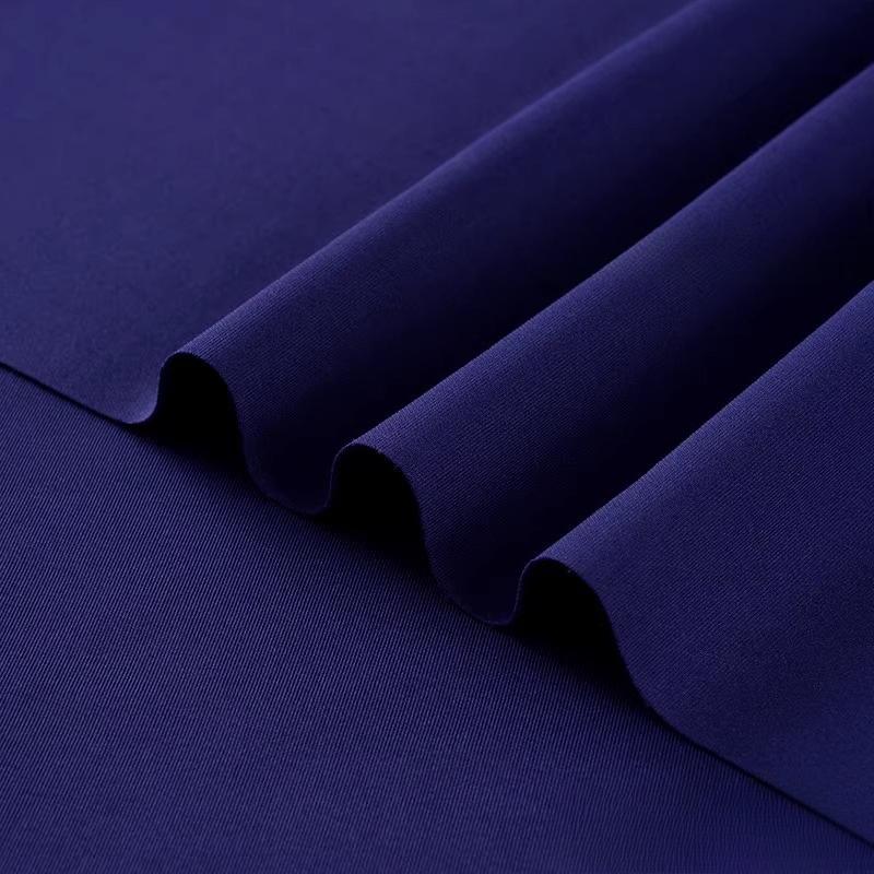 Air Layer Fabric Spring Summer Thin Knit Elastic Soft Breathable Clothing Fabric Cloth Sewing Polyester Spandex Rayon Material