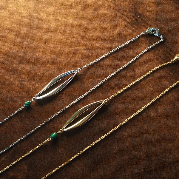Teulejyu Golden Leaf Glasses Chain