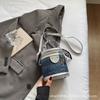 Niche design portable cylinder bag women's bag new bucket bag mobile phone bag messenger bag