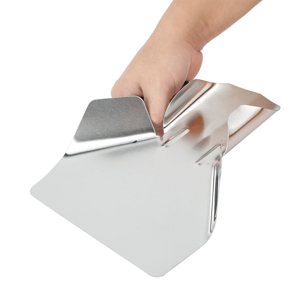 Stainless Steel Food Popcorn Chips Scoop with Handle for Commercial Restaurant UseSingle Handle