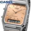 CASIO Cheap Vintage Dual Apricot Watch, Analog-Digital Series, Time, AQ-230A-4AMQY