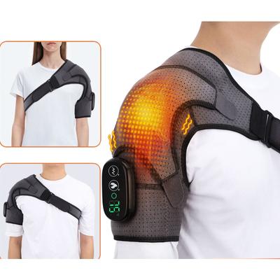 Elektrische Heizung Schulterwärmer Massagegerät Vibrationsheizung Knieschützer für Gelenkschmerzen Warm Wrap Kniestützbandage Wiederaufladbar