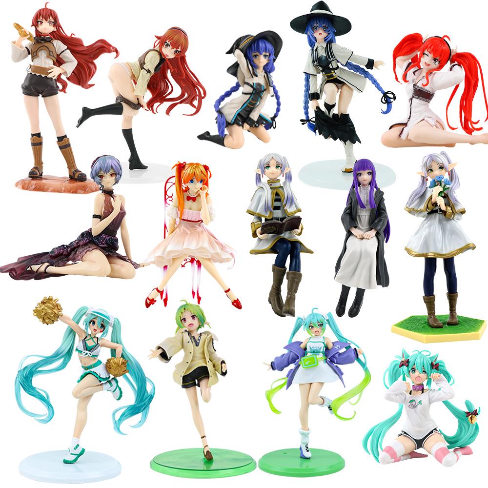 Bishoujo Figure Collection: Hatsune Miku, Frieren, Mushoku Tensei & Elaina Figurine
