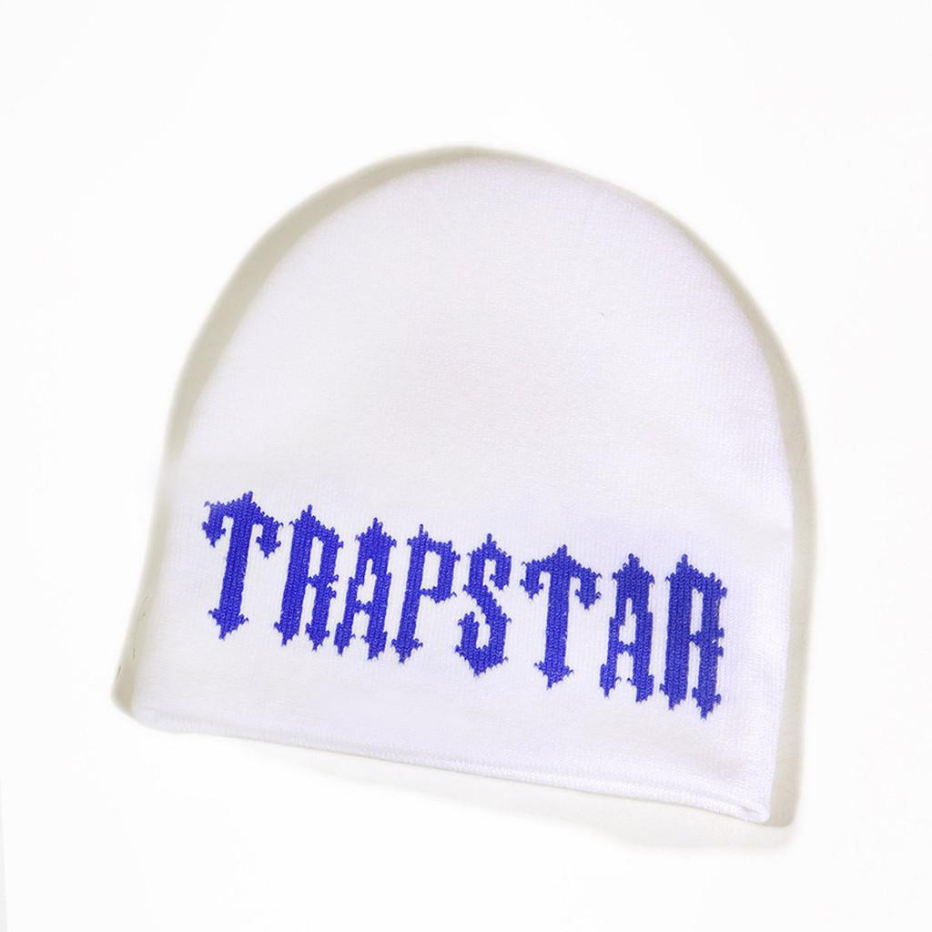 Oversized Letter Knit Cap With No Brim For Autumn Winter Warmth Unisex Fashion Statement белый