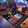Powell Peralta Skateboard Logo Rug, suitable for living room, bedroom, game room, computer room and home décor.