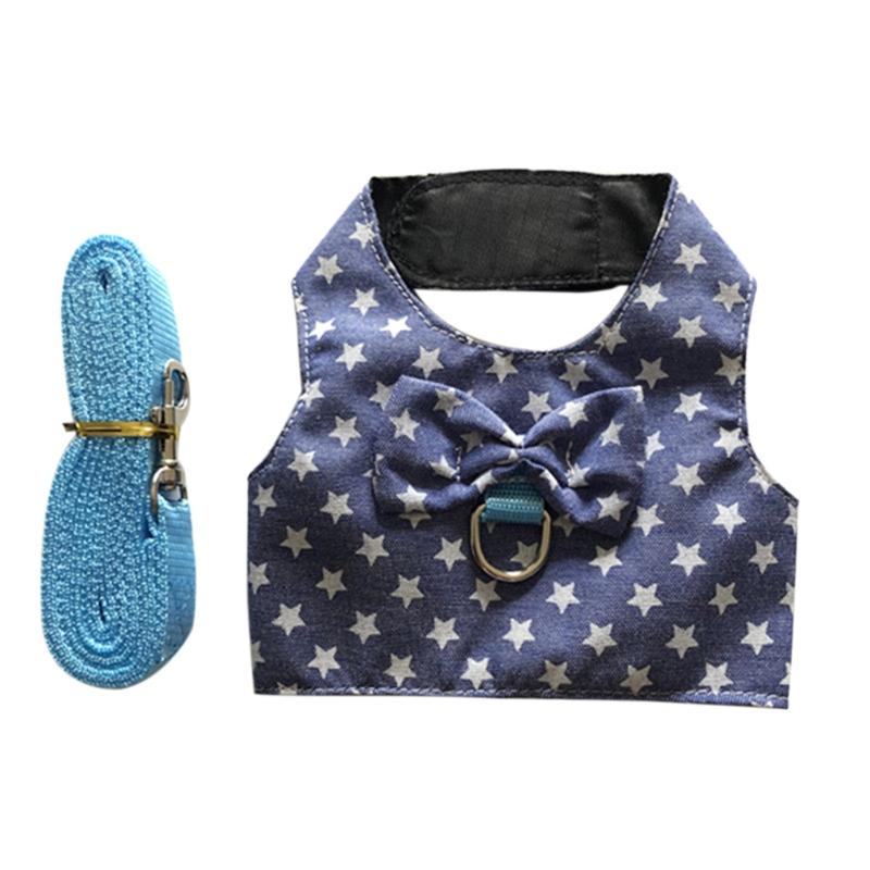 

Шлейка и поводок для кролика, жилет для морской свинки, хорька, шиншиллы, хомяка, милый костюм, 3 размера, цвета B03E S