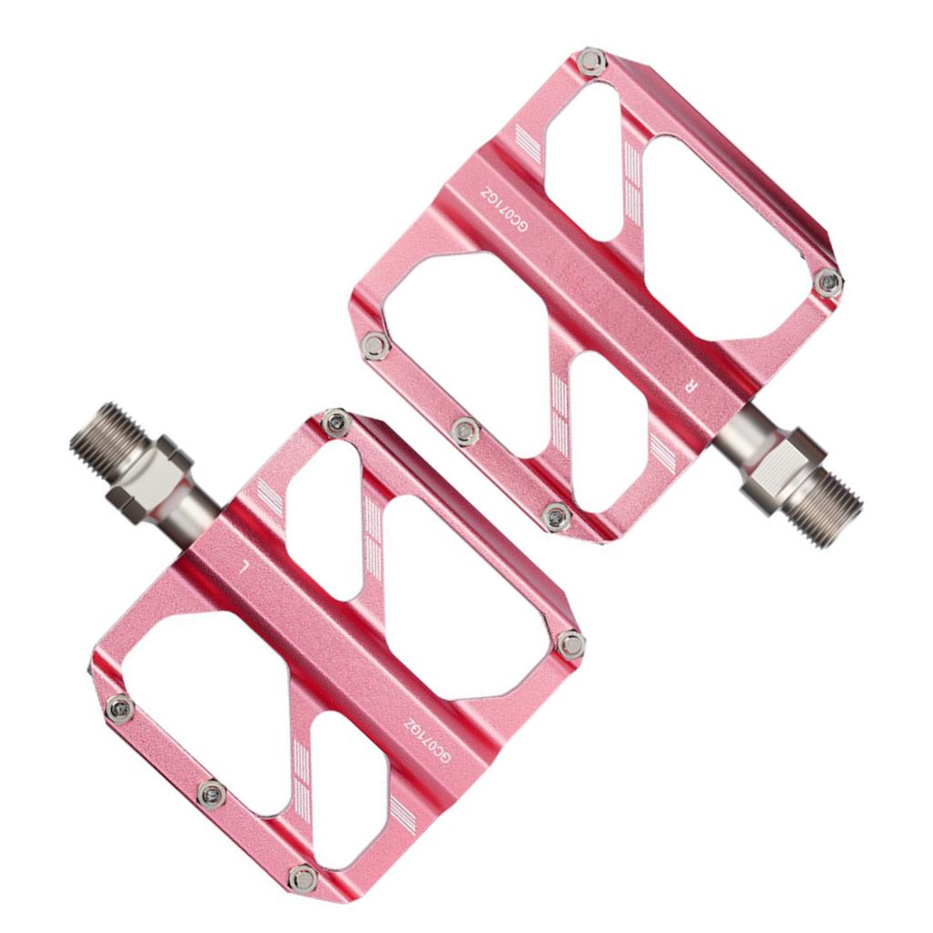 Bike Pedals Lightweight Triple Bearing Non-Slip Pins for Mountain Road Bikes