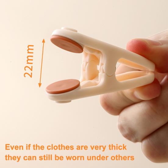 12 Stück Robuste rutschfeste Wäscheklammern Winddichte Kunststoff-Wäscheklammern mit weichen Polstern Keine Spuren Hinterlassende Wäscheklammern für das Aufhängen