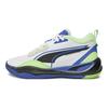 Puma Playmaker Versatile Trendy Easy Comfortable Shock Absorbing Durable Mid-Top Lifestyle Casual Shoes Unisex Casual Shoes Blue Green 385841-11