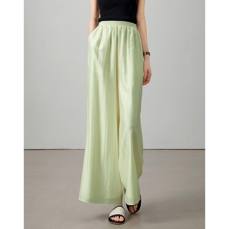 Demana Tencel Blend Wide-Leg Casual Pants