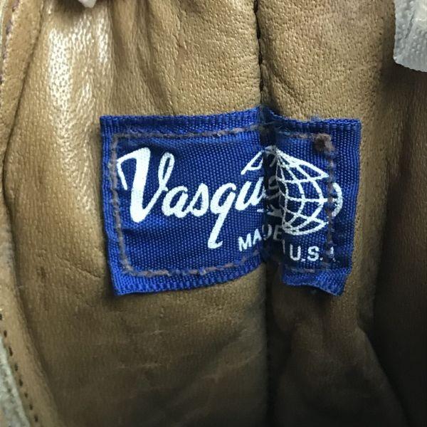 Vasque mountain trekking boots 25.5 brown USA 80s? initial vintage(USED)