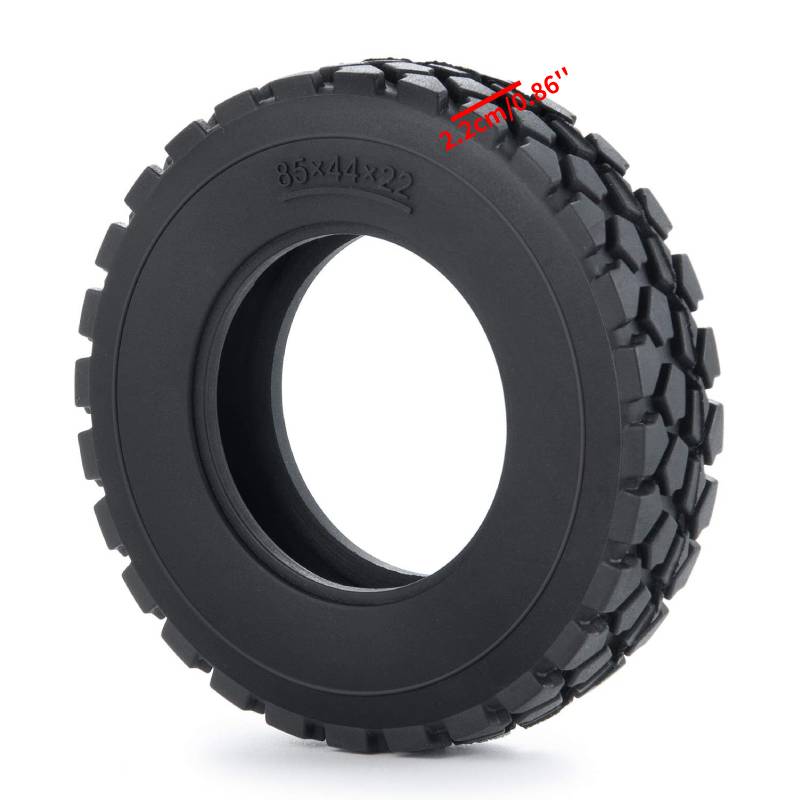 

Rc 114 Car Rubber Wheel Tires Tyres For Tamiya Tractor Trailer Accessories 22mm/0.87in